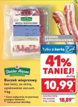 Kaufland Boczek wieprzowy oferta