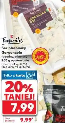 Kaufland Ser pleśniowy Gorgonzola łagodny, pikantny 200 g opakowanie oferta