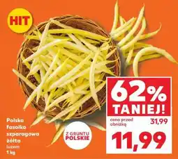 Kaufland Polska fasolka szparagowa żółta luzem 1 kg oferta