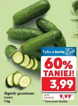 Kaufland Ogórki gruntowe luzem 1 kg oferta