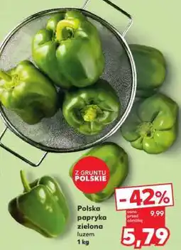 Kaufland Polska papryka zielona luzem 1 kg oferta