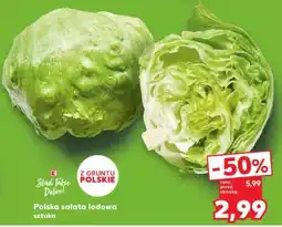 Kaufland Polska sałata lodowa oferta