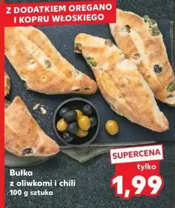 Kaufland Bułka z oliwkami i chili 100 g sztuka oferta