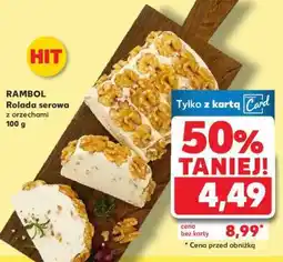 Kaufland RAMBOL Rolada serowa z orzechami 100 g oferta