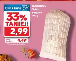 Kaufland KABANOS Schab śnieżny 100 g oferta