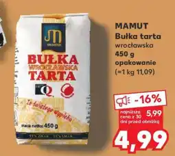 Kaufland MAMUT Bułka tarta wrocławska 450 g opakowanie oferta