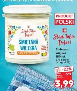 Kaufland Śmietana wiejska oferta