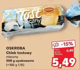 Kaufland OSKROBA Chleb tostowy mleczny oferta