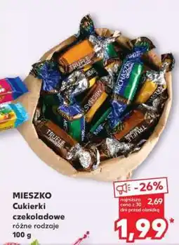 Kaufland MIESZKO Cukierki czekoladowe różne rodzaje 100 g oferta