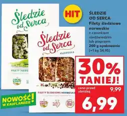 Kaufland ŚLEDZIE OD SERCA Filety śledziowe norweskie oferta