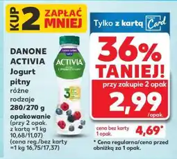 Kaufland DANONE ACTIVIA Jogurt pitny oferta
