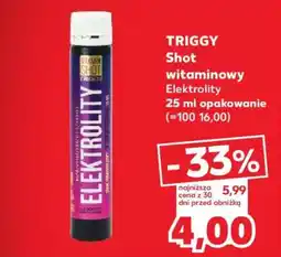 Kaufland TRIGGY Shot witaminowy Elektrolity 25 ml opakowanie oferta