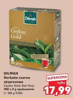Kaufland DILMAH Herbata czarna ekspresowa oferta