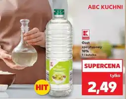 Kaufland Ocet spirytusowy 10% 1l butelka oferta