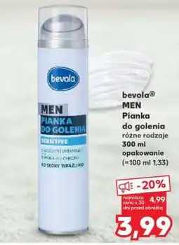 Kaufland bevola MEN Pianka do golenia oferta