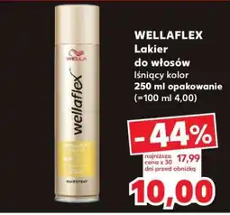 Kaufland WELLAFLEX Lakier do włosów lśniący kolor 250 ml opakowanie oferta