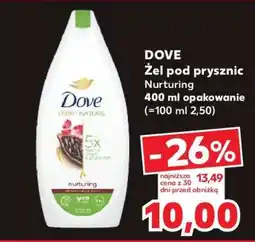 Kaufland DOVE Żel pod prysznic Nurturing 400 ml opakowanie oferta