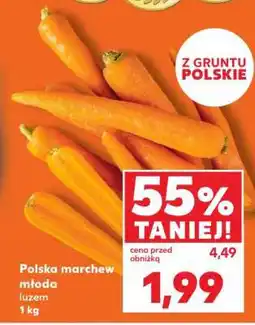Kaufland Polska marchew młoda luzem 1 kg oferta