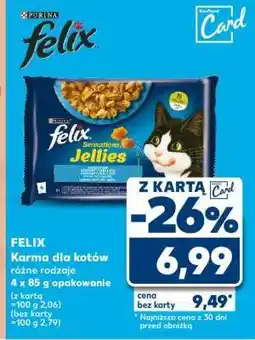 Kaufland FELIX Karma dla kotów oferta