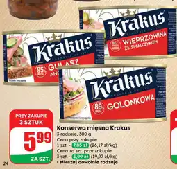 Dino Konserwa mięsna Krakus oferta