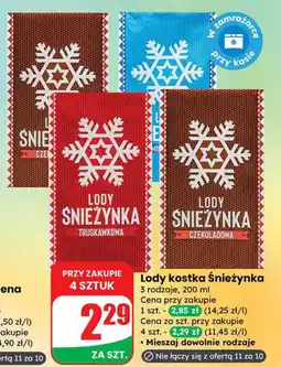 Dino Lody kostka Śnieżynka czekoladowa oferta