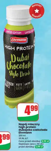Dino Napój mleczny high protein dubajska czekolada Ehrmann oferta