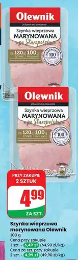 Dino Szynka wieprzowa marynowana Olewnik oferta