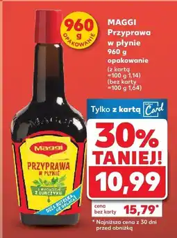 Kaufland Przyprawa w płynie Maggi oferta