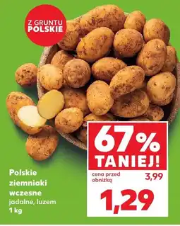 Kaufland Ziemniaki wczesne jadalne polskie 1 kg Kaufland oferta