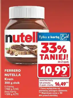 Kaufland Krem Nutella Ferrero oferta