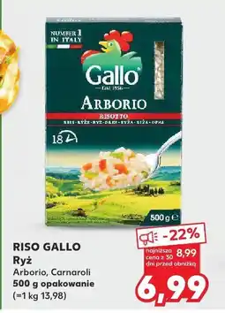 Kaufland Ryż arborio Riso Gallo oferta