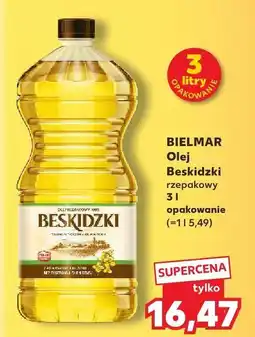 Kaufland Olej rzepakowy beskidzki 3 l Bielmar oferta