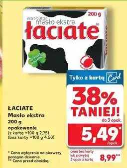 Kaufland Masło ekstra Łaciate Mlekpol oferta