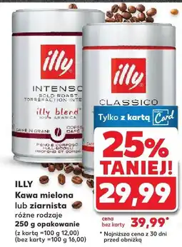 Kaufland Kawa mielona, ziarnista Illy oferta