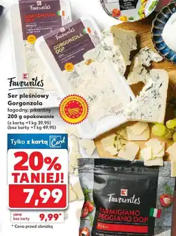 Kaufland Ser pleśniowy Gorgonzola łagodna Favourites oferta