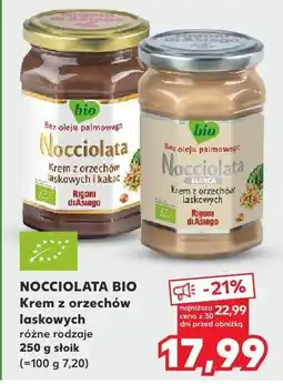 Kaufland Krem z orzechów laskowych BIO Nocciolata oferta