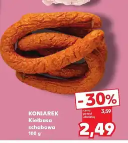 Kaufland Kiełbasa schabowa Koniarek oferta