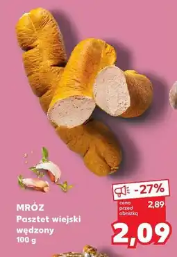 Kaufland Pasztet wiejski wędzony Mróz oferta