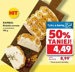 Kaufland Rolada serowa z orzechami Rambol oferta