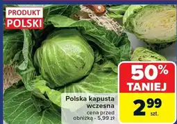 Carrefour Kapusta wczesna polska Carrefour oferta