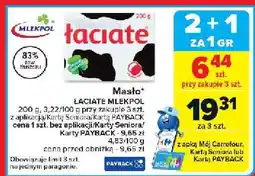 Carrefour Market Masło Łaciate Mlekpol oferta