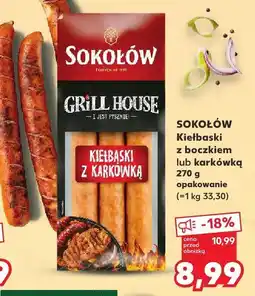 Kaufland Kiełbaski z karkówką / boczkiem Sokołów oferta
