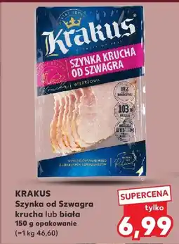 Kaufland Szynka od szwagra krucha / biała Krakus oferta