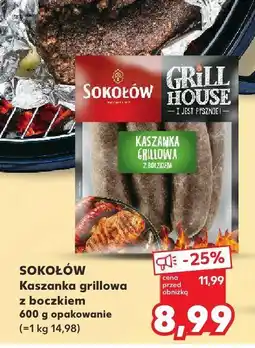 Kaufland Kaszanka grillowa z boczkiem Sokołów oferta