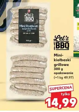 Kaufland Mini-kiełbaski grillowe Let's BBQ Kaufland oferta