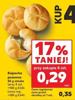 Kaufland Bułka kajzerka pszenna Kaufland oferta