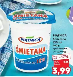 Kaufland Śmietana 12% Piątnica oferta