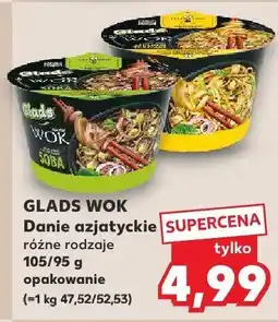 Kaufland Danie azjatyckie Glads Wok, różne rodzaje oferta