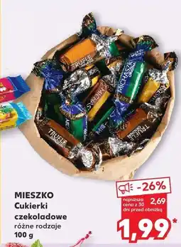 Kaufland Cukierki czekoladowe Mieszko, różne rodzaje oferta