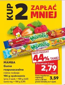 Kaufland Guma rozpuszczalna Mamba oferta